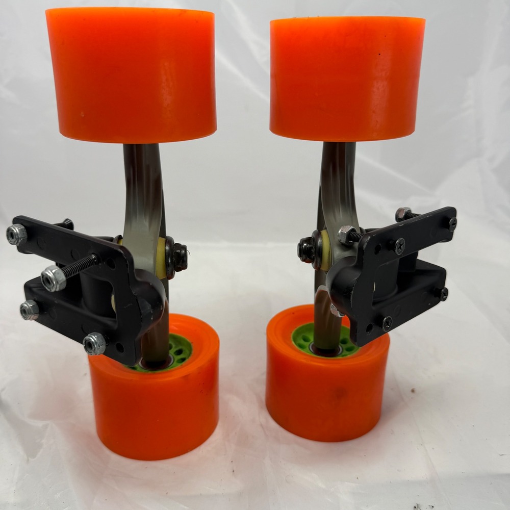 Slant Magnesium Trucks & Orangatang Kegel 80mm 80a Longboard Wheels Set Orange